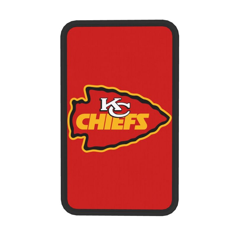 Kansas City Chiefs5 Printed car center armrest box pad anti slip pad