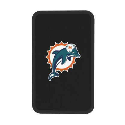 Miami Dolphins Printed car center armrest box pad anti slip pad