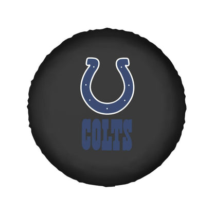 Indianapolis Colts 3 Car tire protective cover waterproof and dustproof tire cover