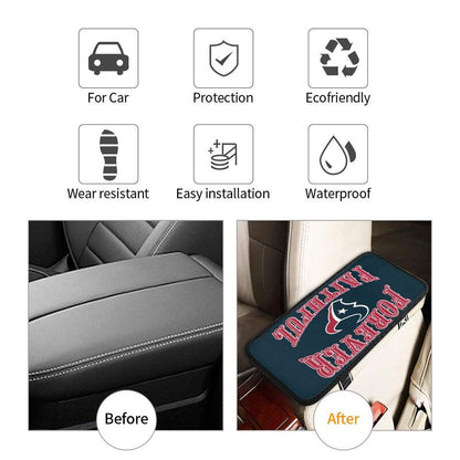 Houston Texans Print car armrest box cover armrest protective cover