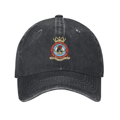 872 Hull West Squadron Printed unisex baseball cap adjustable cap outdoor trucker hat veterans Gifts