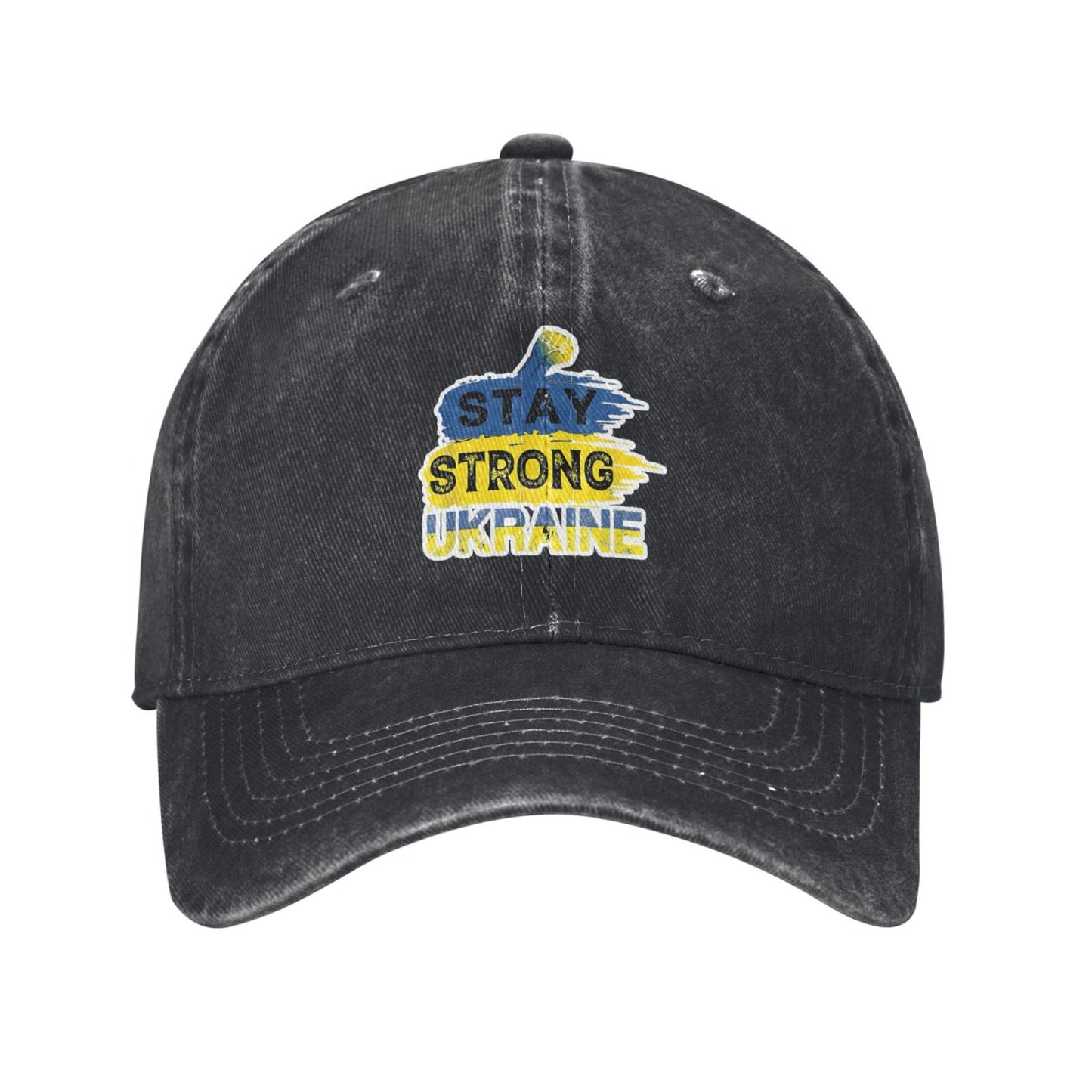Stay Strong Ukraine Printed unisex baseball cap adjustable cap outdoor sun hats trucker hat