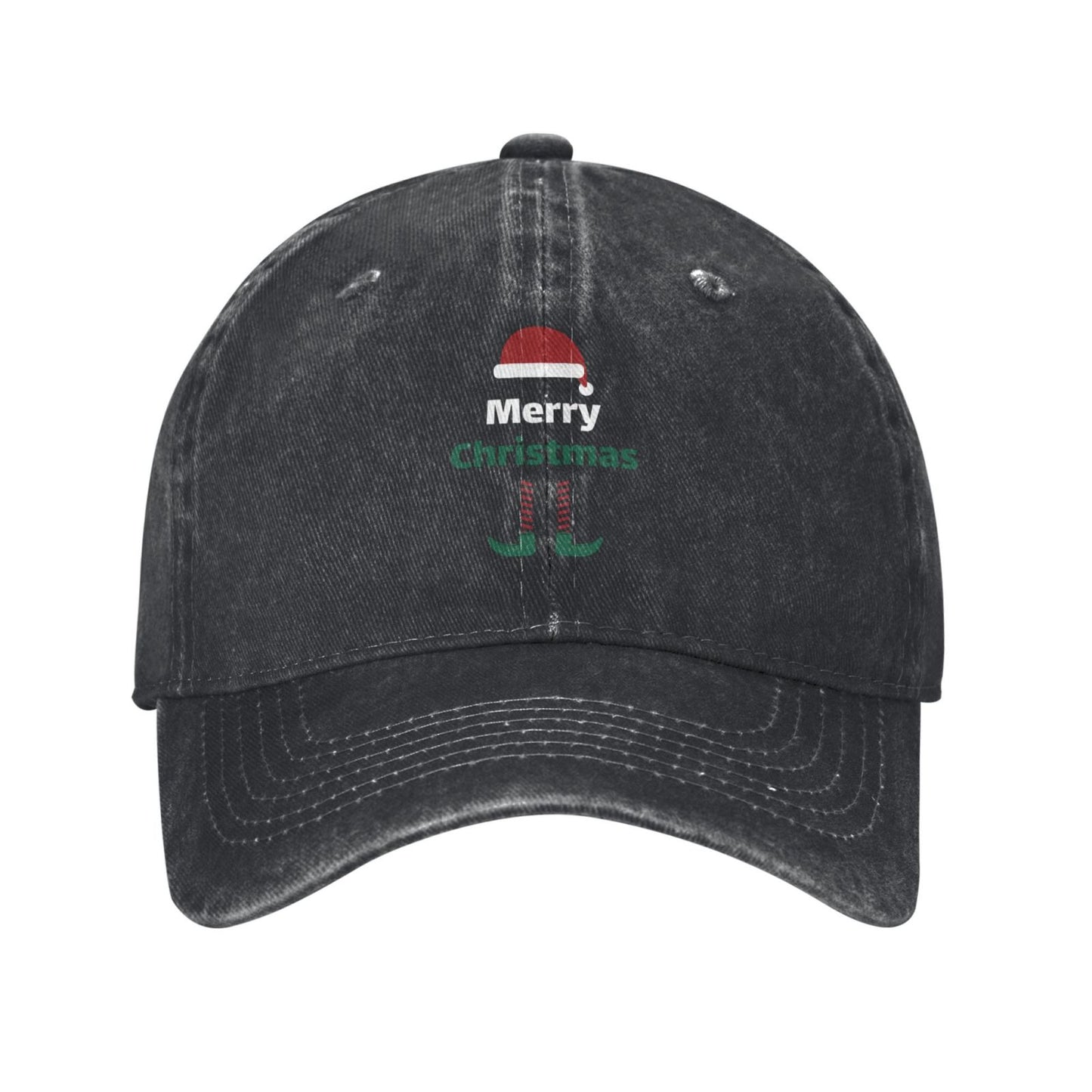 Merry Christmas Printed unisex baseball cap adjustable cap outdoor sun hats trucker hat