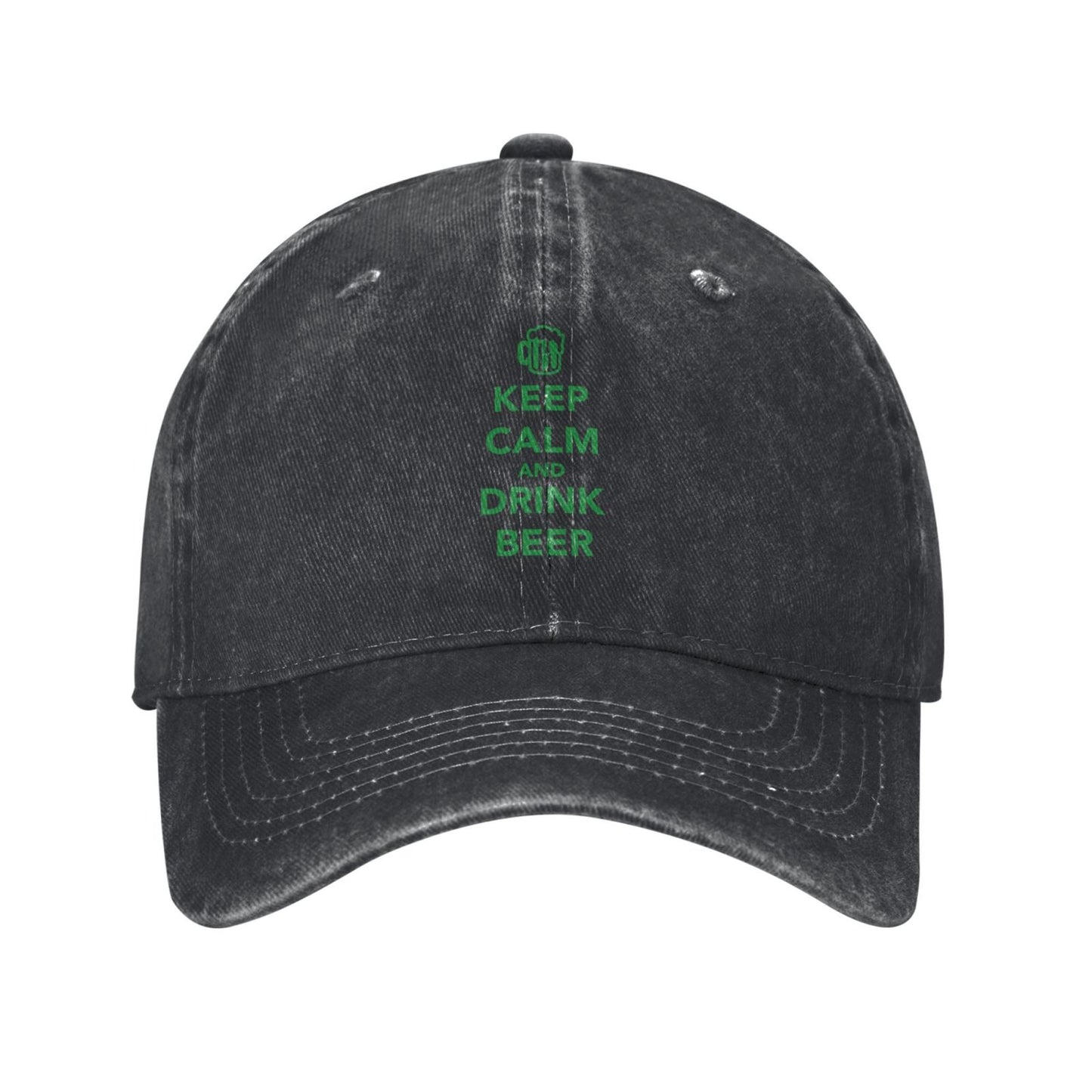 Keep Calm Drink Beer Printed unisex baseball cap adjustable cap outdoor sun hats trucker hat