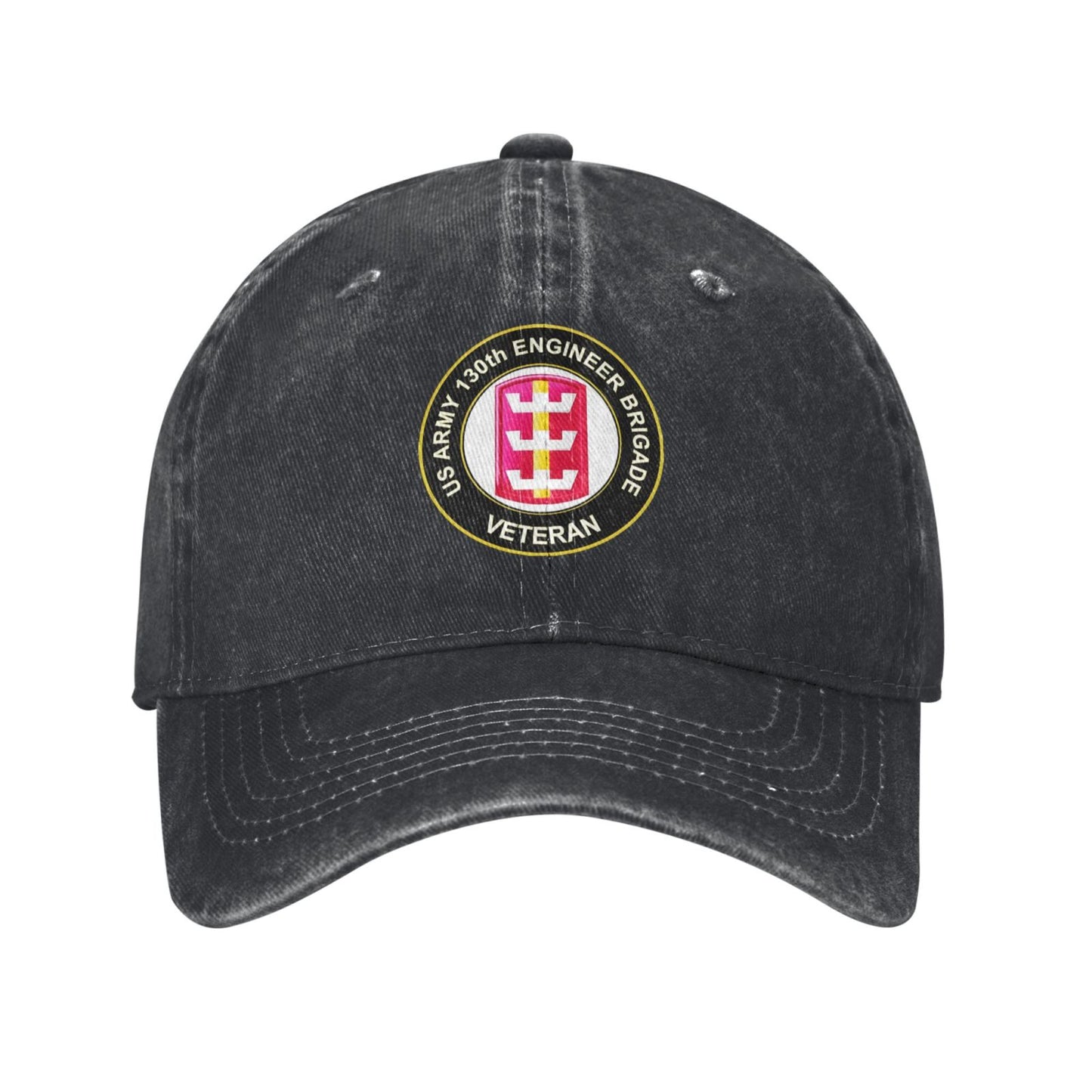 US Army 130th Engineer Brigade Printed unisex baseball cap adjustable cap outdoor sun hats trucker hat