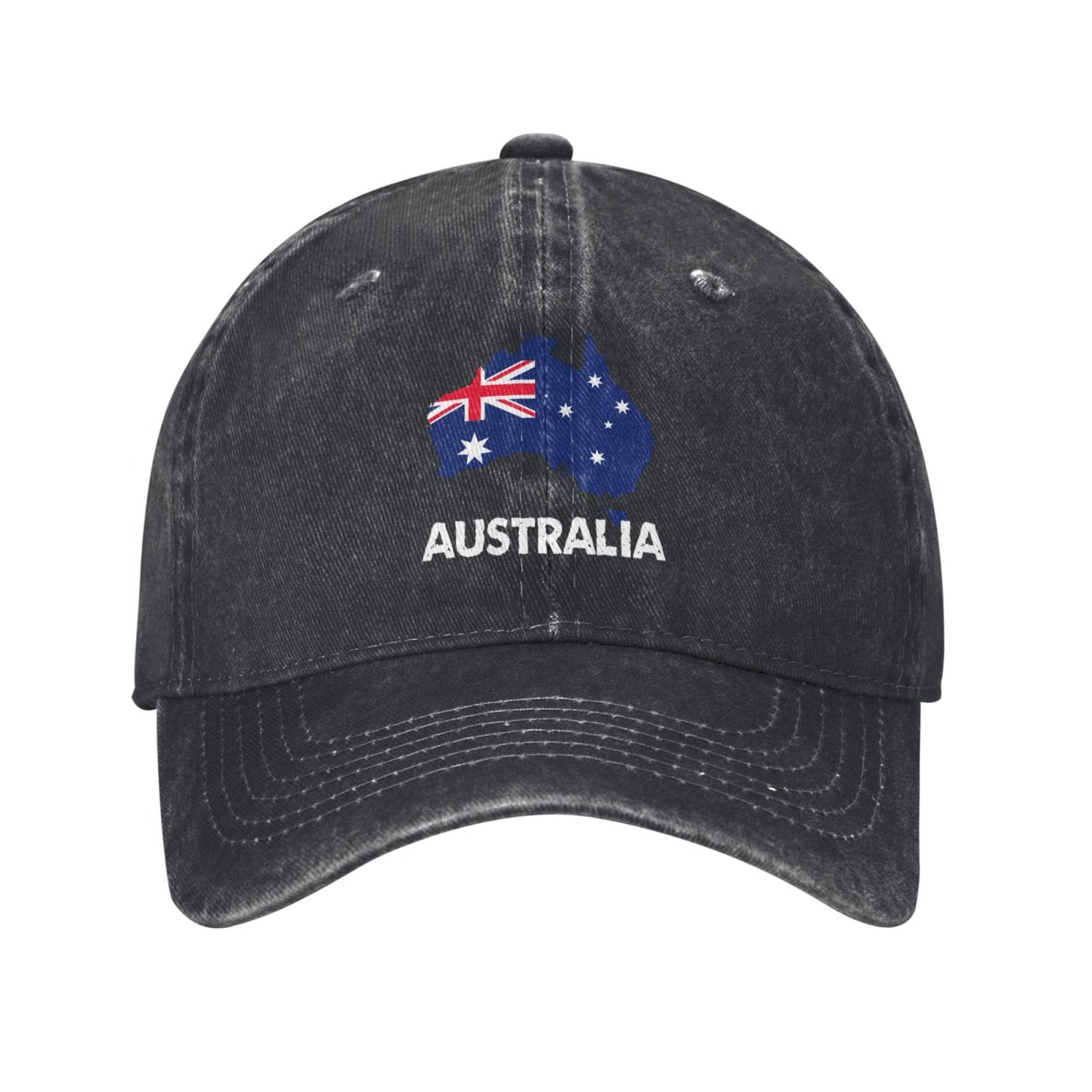 Australian Map Print Printed unisex baseball cap adjustable cap outdoor sun hats trucker hat