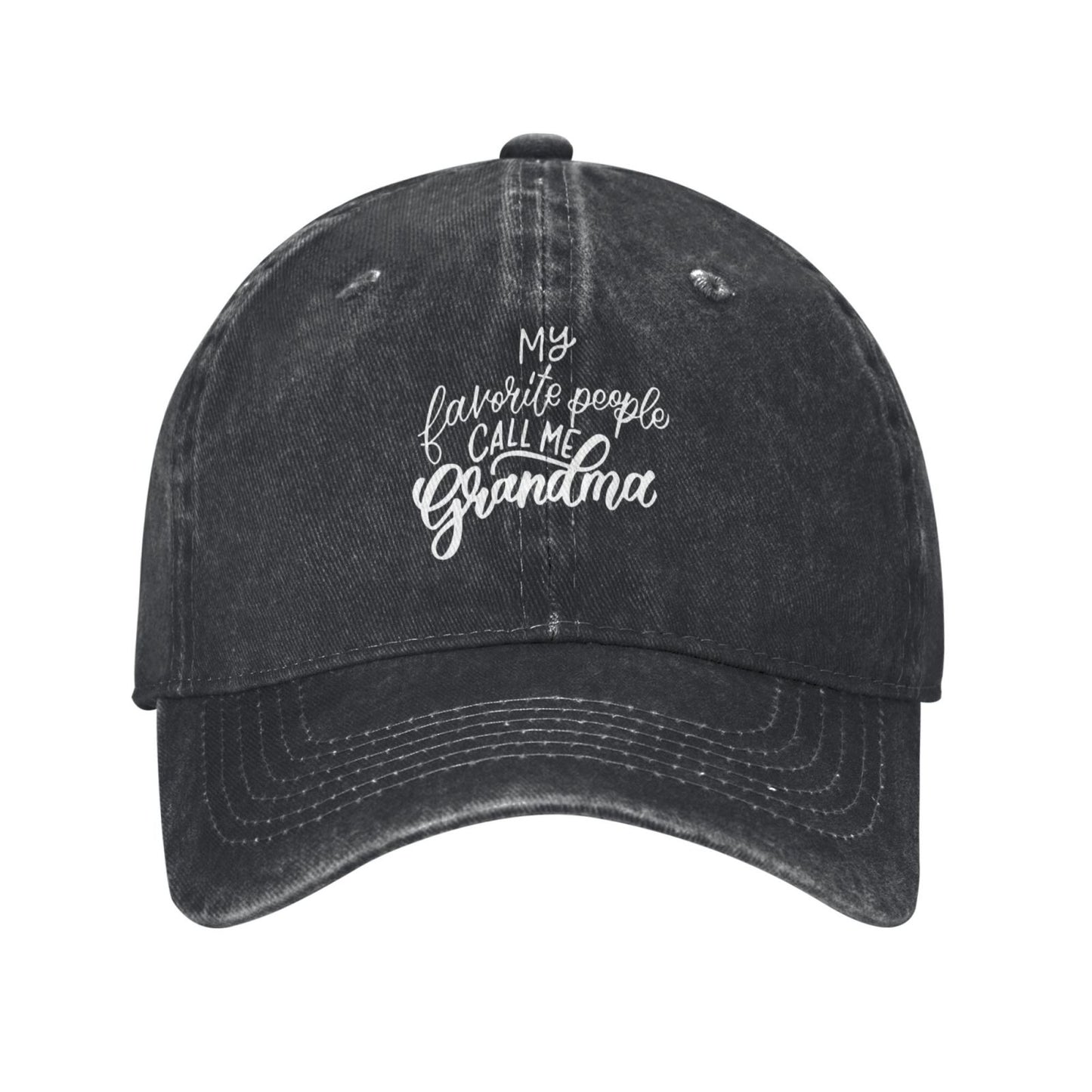 My Favorite People Call Me Grandma Printed unisex baseball cap adjustable cap outdoor sun hats trucker hat