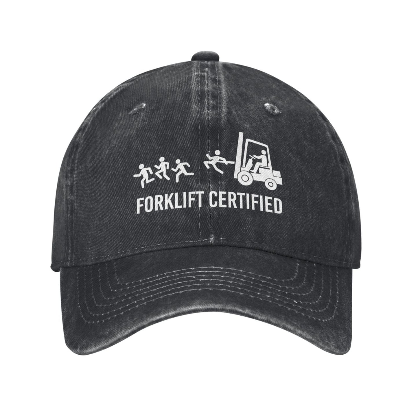 Forklift Certified Printed unisex baseball cap adjustable cap outdoor sun hats trucker hat