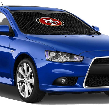 San Francisco 49ers Print Car windshield sunshades is suitable front Car windshield sunshades