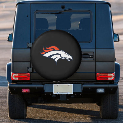 Denver Broncos 2 Car tire protection cover spare tire waterproof and dustproof cover