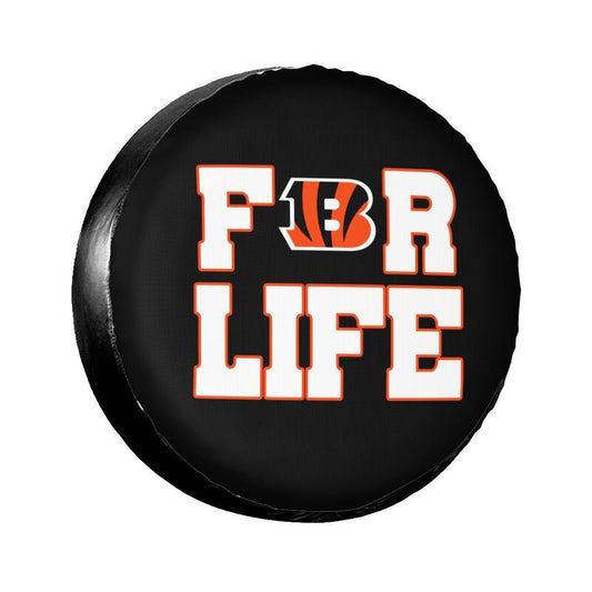 Cincinnati Bengals Printing tire protection cover car spare tire dust protection cover