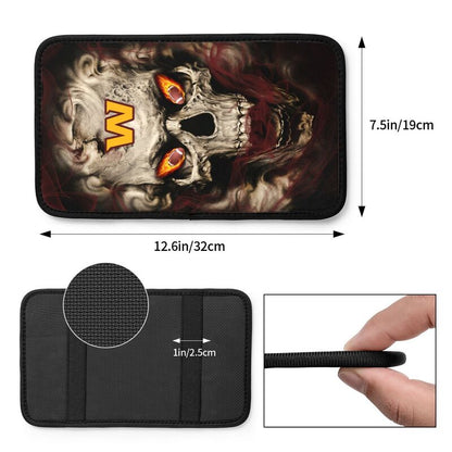 Washington Commanders Printed car armrest box pad elbow support anti slip pad