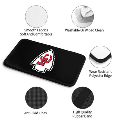 Kansas City Chiefs2 Printed car armrest box pad elbow protection pad