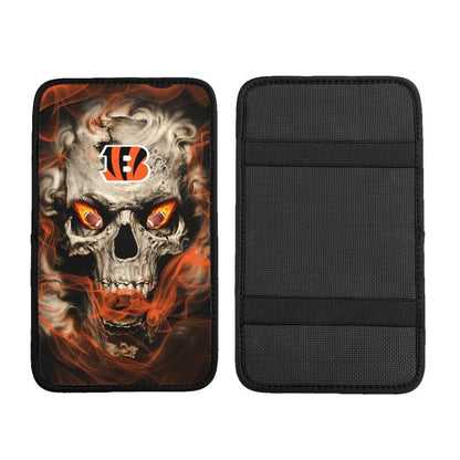 Cincinnati Bengals Printed car armrest box pad elbow support anti slip pad