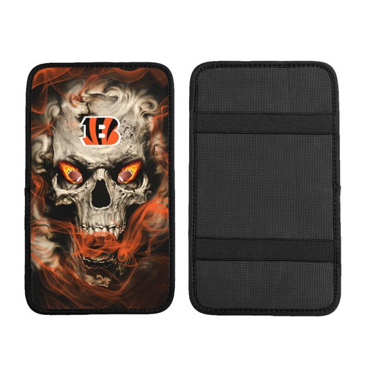 Cincinnati Bengals Printed car armrest box pad elbow support anti slip pad
