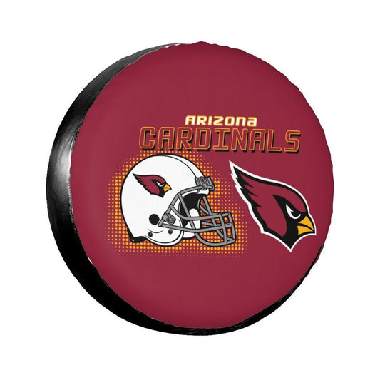 Arizona Cardinals Print car tire protection cover car spare tire dust protection covers