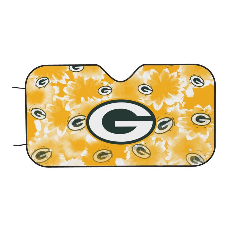 Green Bay Packers Printed multi size car front windshield sunshade car windshield sunshade