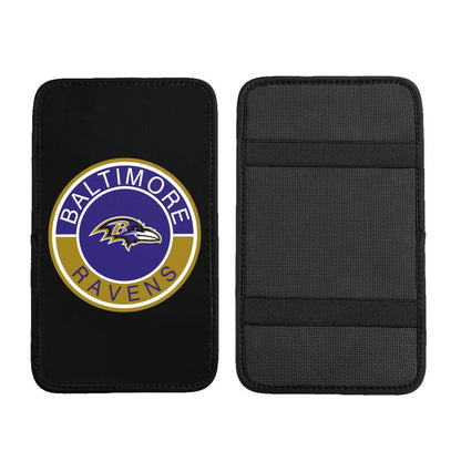 Baltimore Ravens print car armrest protective cover Car center console armrest pad