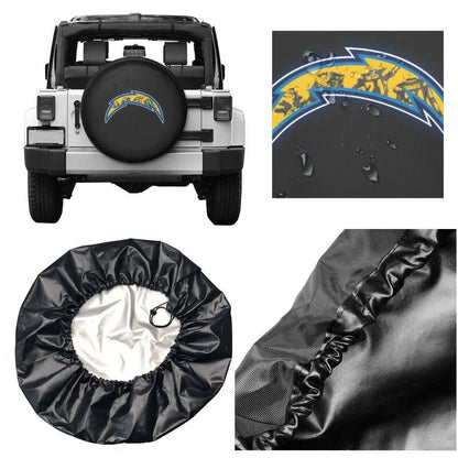 San Diego Chargers Print tire protection covers car sunscreen tire protection covers