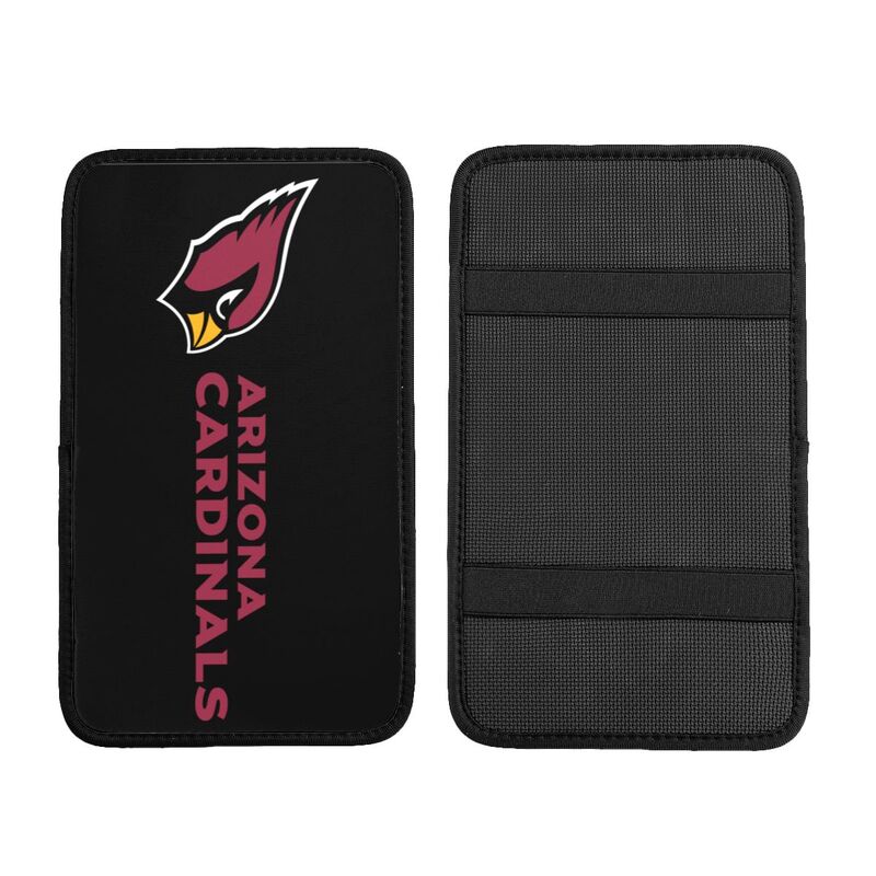 Arizona Cardinals2 Printed car center armrest box pad anti slip pad