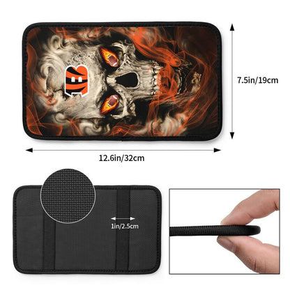 Cincinnati Bengals Printed car armrest box pad elbow support anti slip pad