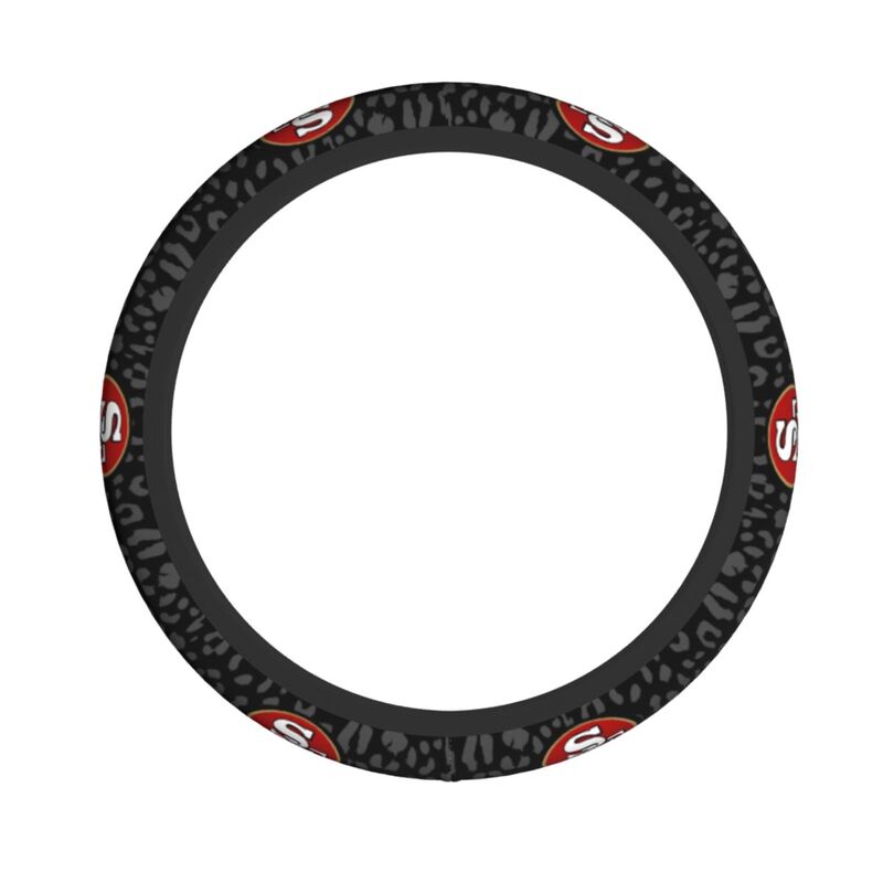 San Francisco 49ers Printed elastic steering wheel cover car anti-skid cover