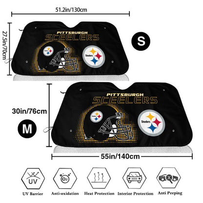 Pittsburgh Steelers Printing Car windshield sunshades is suitable car front windshield sunshades