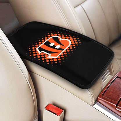 Cincinnati Bengals Printed car armrest box cushion armrest protective cover