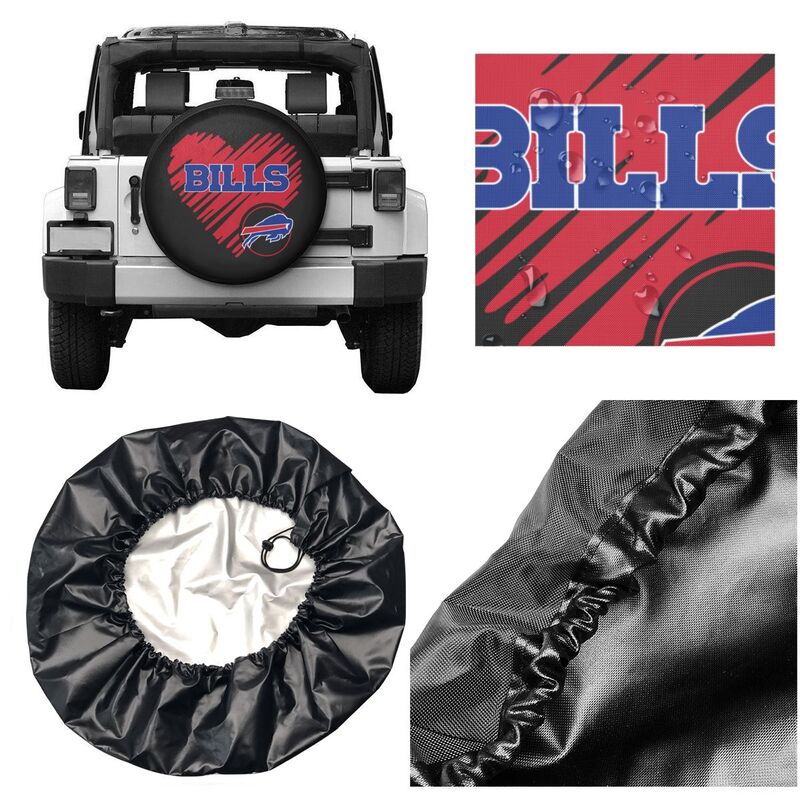 Buffalo Bills Printed car spare tire dust protection cover tire protection cover