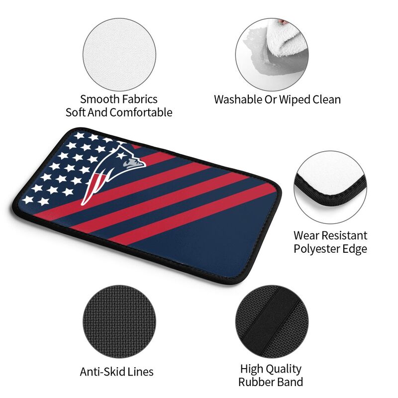 New England Patriots Protective pad for armrest box of printing vehicle
