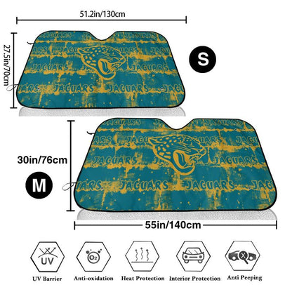 Jacksonville Jaguars Printed front windshield sunshade car windshield sunshade (multi size)