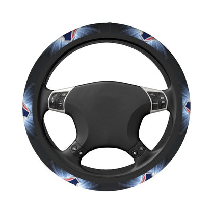 Houston Texans 3 Printed breathable elastic steering wheel protective cover