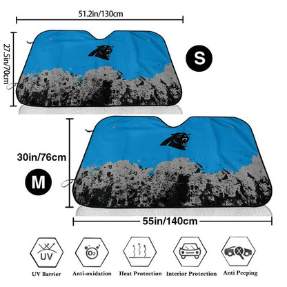 Carolina Panthers Print car front windshield sunshade car windshield sunshade (multi size)
