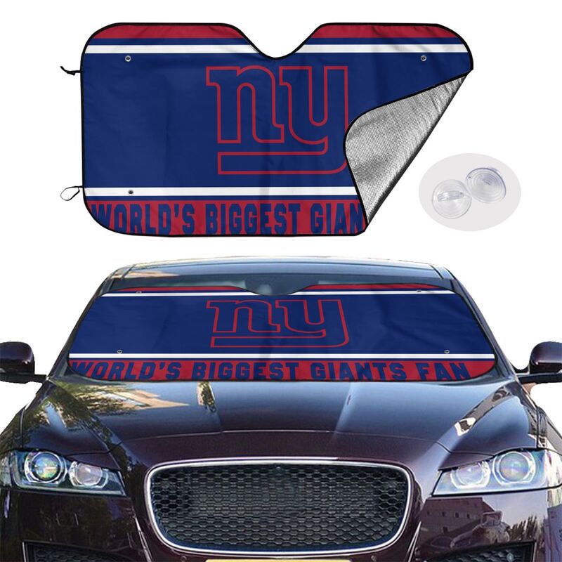 New York Giants Printing is suitable for car front windshield sunshades Car windshield sunshades