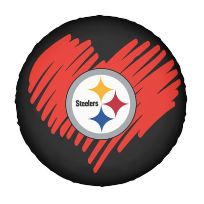 Pittsburgh Steelers 5 car dustproof sunscreen tyre protective cover Tyre protective cover