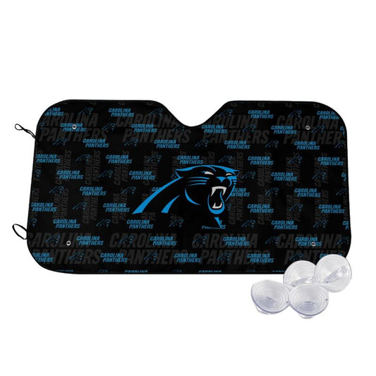 Carolina Panthers Printed is suitable for front Car windshield sunshades Car windshield sunshades