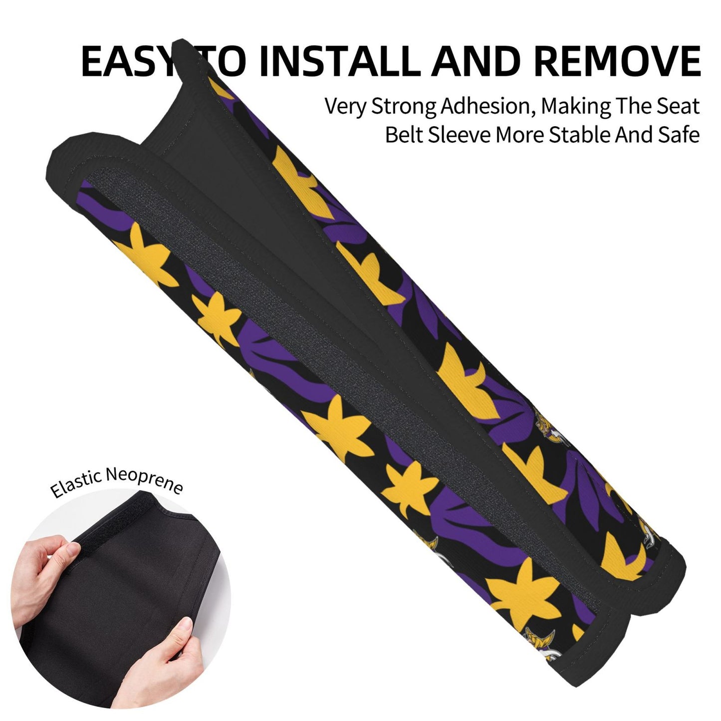Minnesota Vikings Car seat belt shoulder strap adult seat belt protective cover