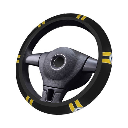 Pittsburgh Steelers Printed elastic steering wheel cover anti slip breathable
