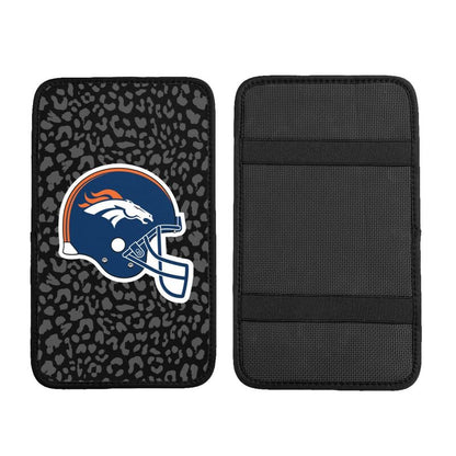 Denver Broncos print Car handrail box cushion Personalized car armrest cover