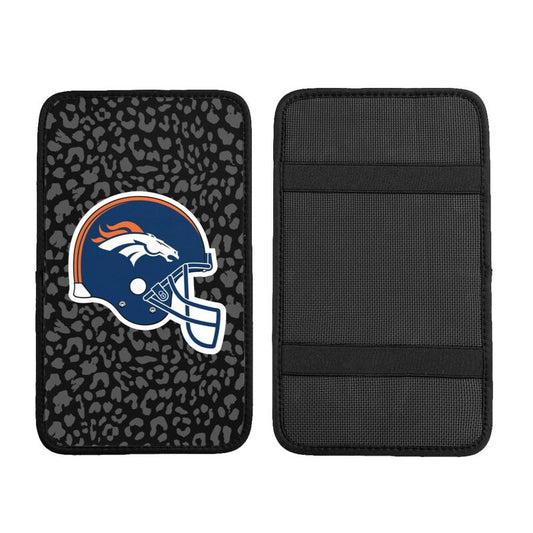 Denver Broncos print Car handrail box cushion Personalized car armrest cover
