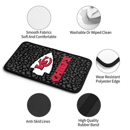 Kansas City Chiefs print Car handrail box cushion Personalized car armrest cover