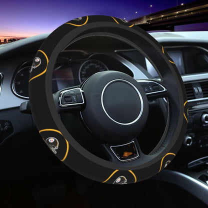 Pittsburgh Steelers 3 Printed breathable anti slip cover elastic steering wheel cover