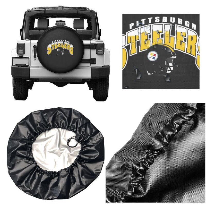 Pittsburgh Steelers Printing tire protection cover car sun protection tire protection covers