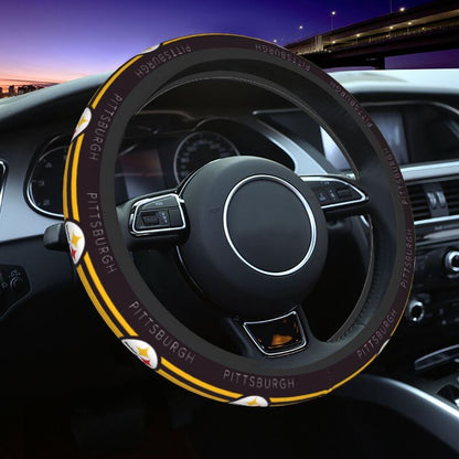 Pittsburgh Steelers Printed elastic steering wheel cover car protective cover