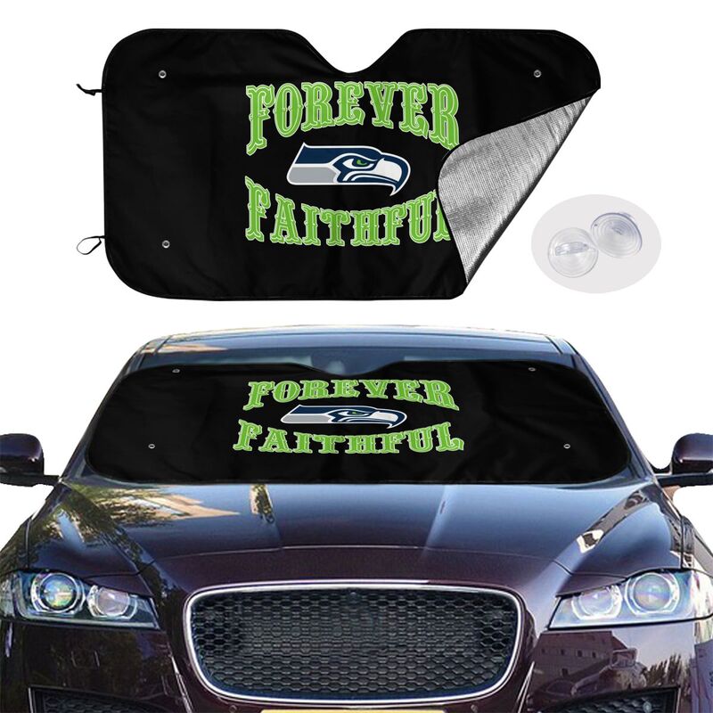 Seattle Seahawks Printing car multi size front windshield sunshade car windshield sunshade