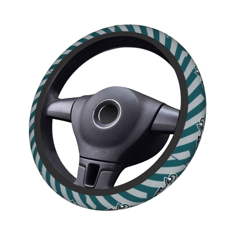 Philadelphia Eagles 1 Printed breathable elastic steering wheel anti slip cover