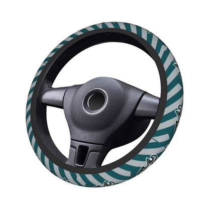 Philadelphia Eagles 1 Printed breathable elastic steering wheel anti slip cover