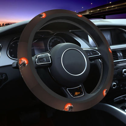 Cleveland Browns 2 Printed breathable elastic steering wheel cover