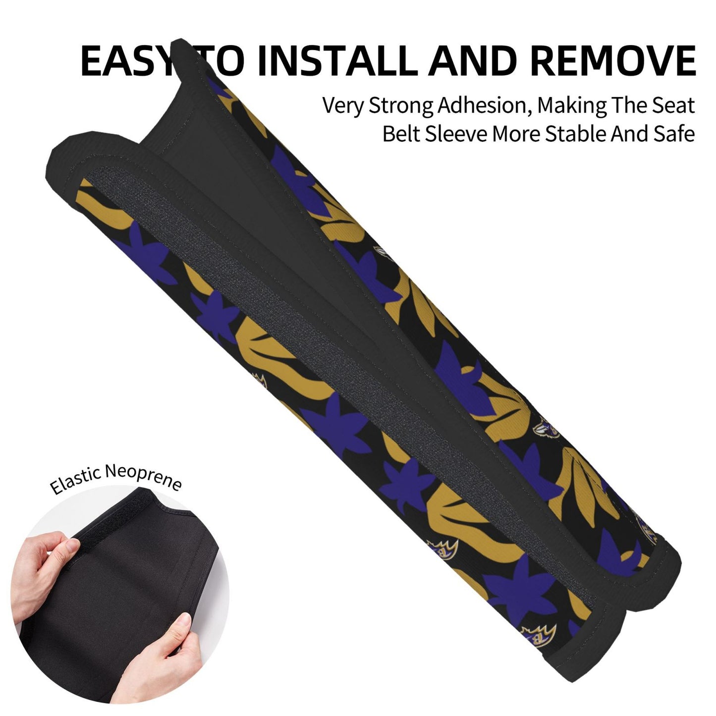 Baltimore Ravens Car seat belt shoulder strap adult seat belt protective cover