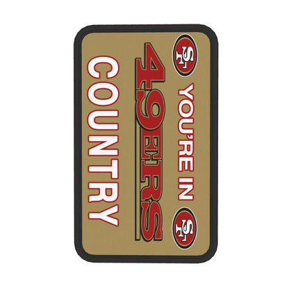 San Francisco 49ers Printed car armrest box pad elbow support pad